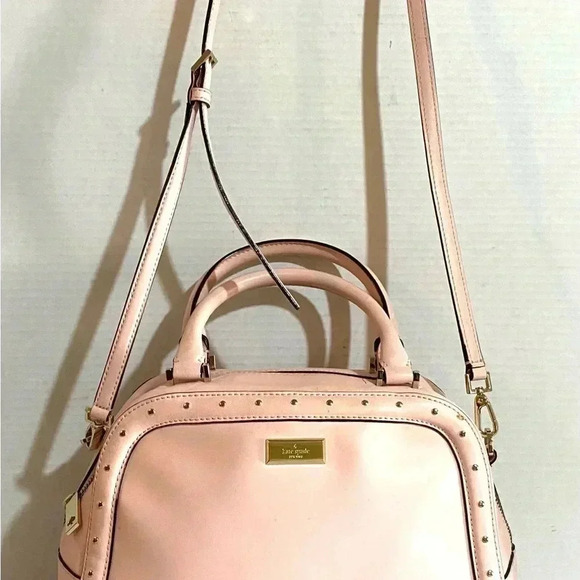 Kate spade pink leather satchel handbag - Picture 10 of 12